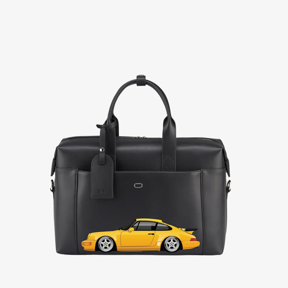 Porsche Yellow Travel Bag