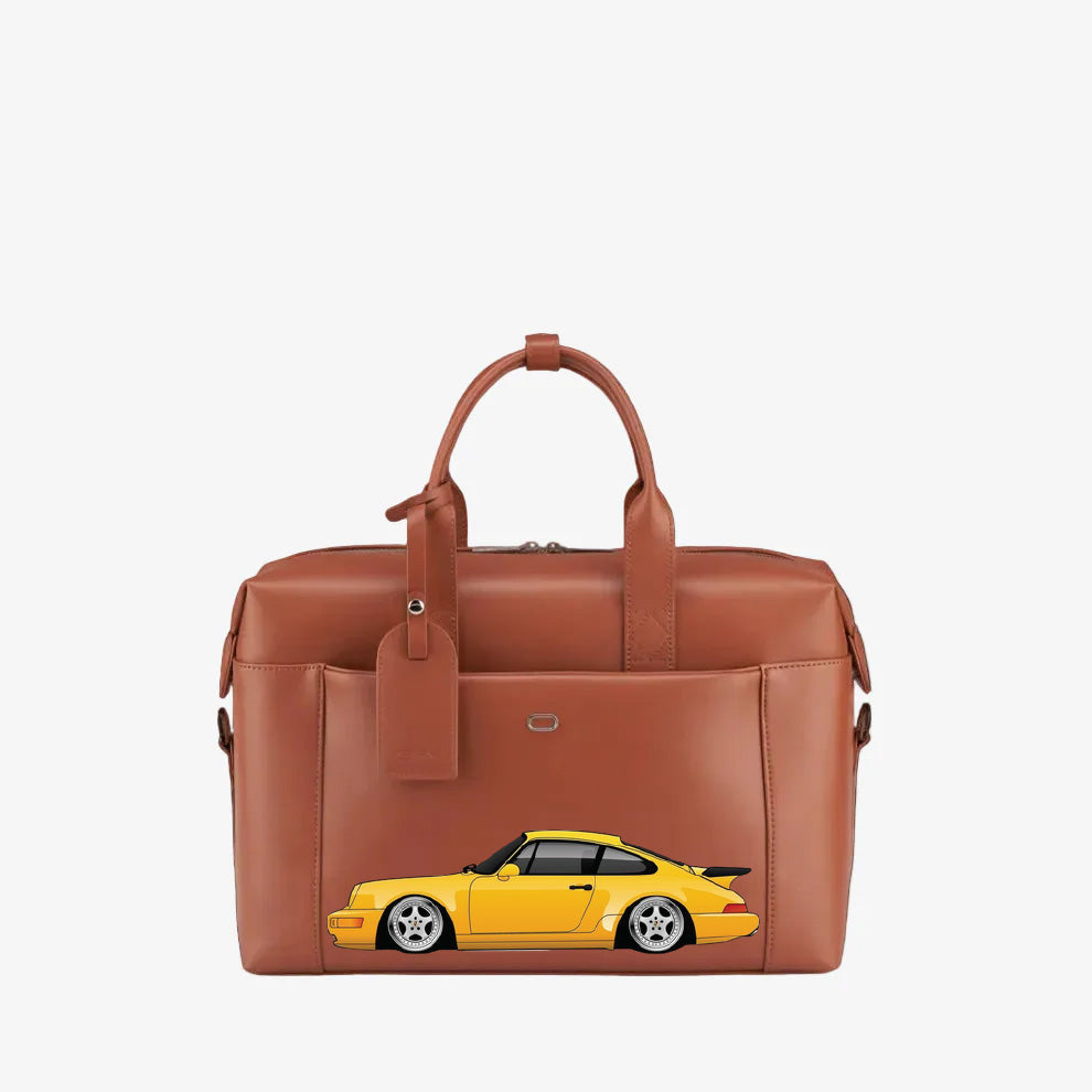 Porsche Yellow Travel Bag
