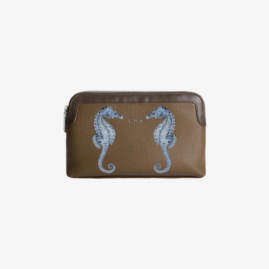 Coral Companions Travel Pouch